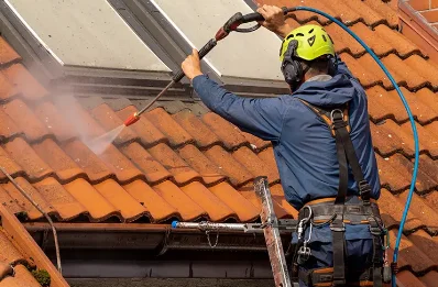Démoussage et hydrofuge de toiture à Nézel